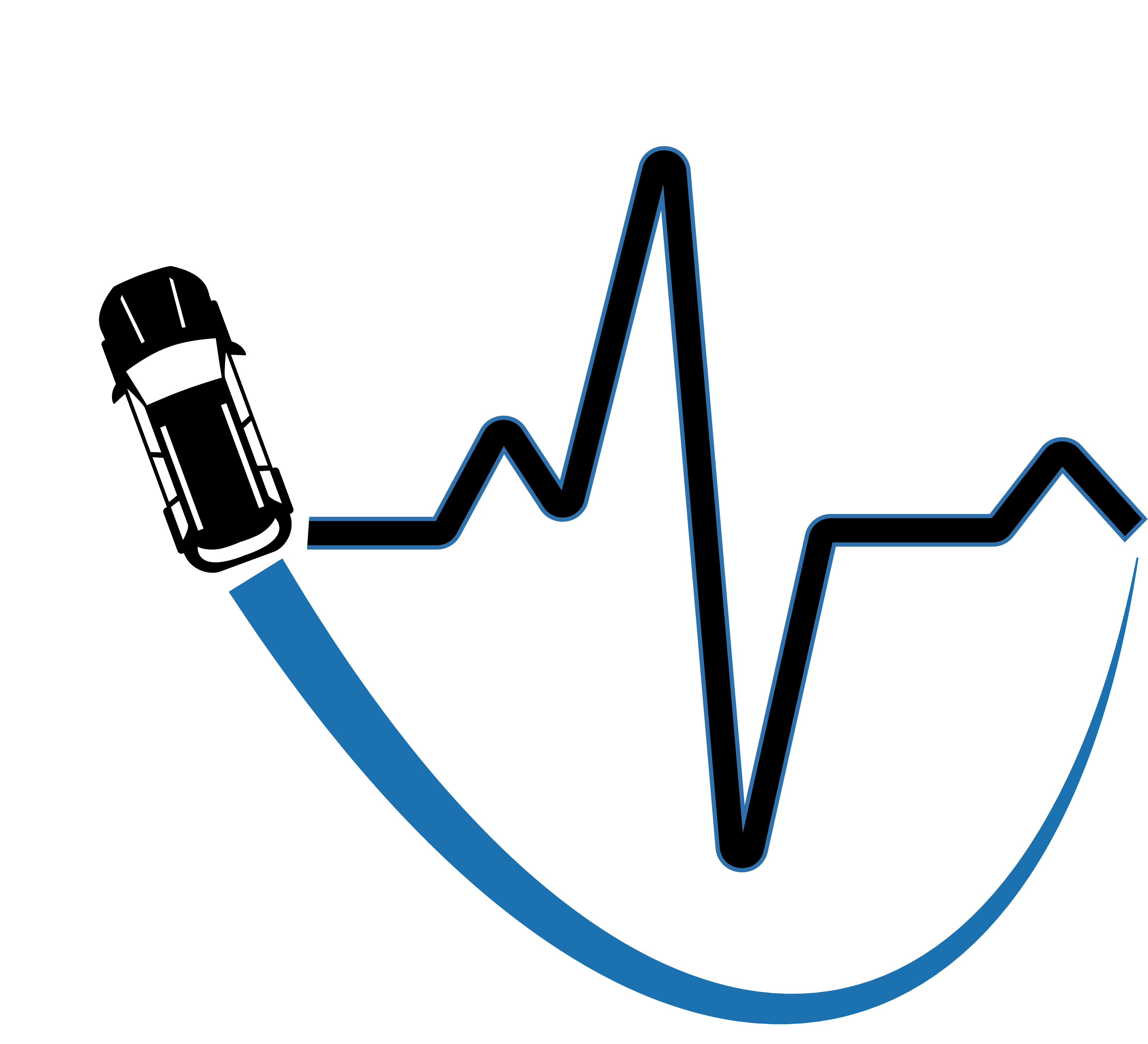 Krankenfahrt Symbol